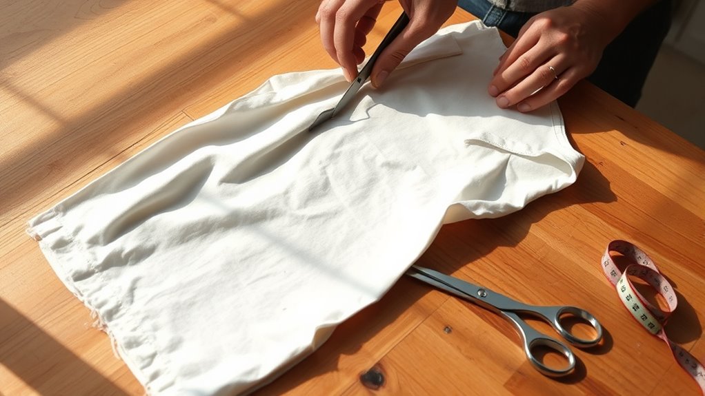 sleeve removal sewing techniques