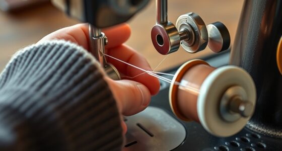 threading and winding bobbin