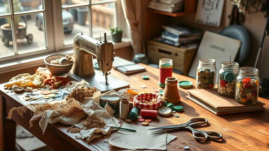 thrift shopping inspires creativity