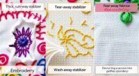 types of embroidery stabilizers