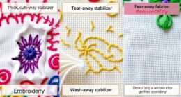 types of embroidery stabilizers