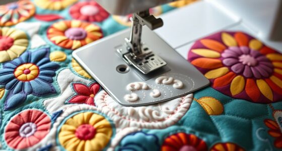using walking foot quilting