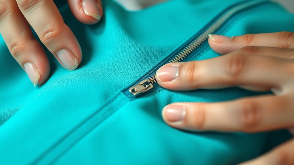 zipper installation step by step
