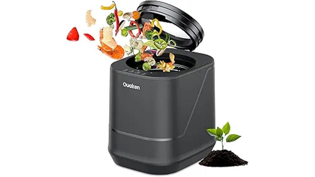 automatic small black compost bin