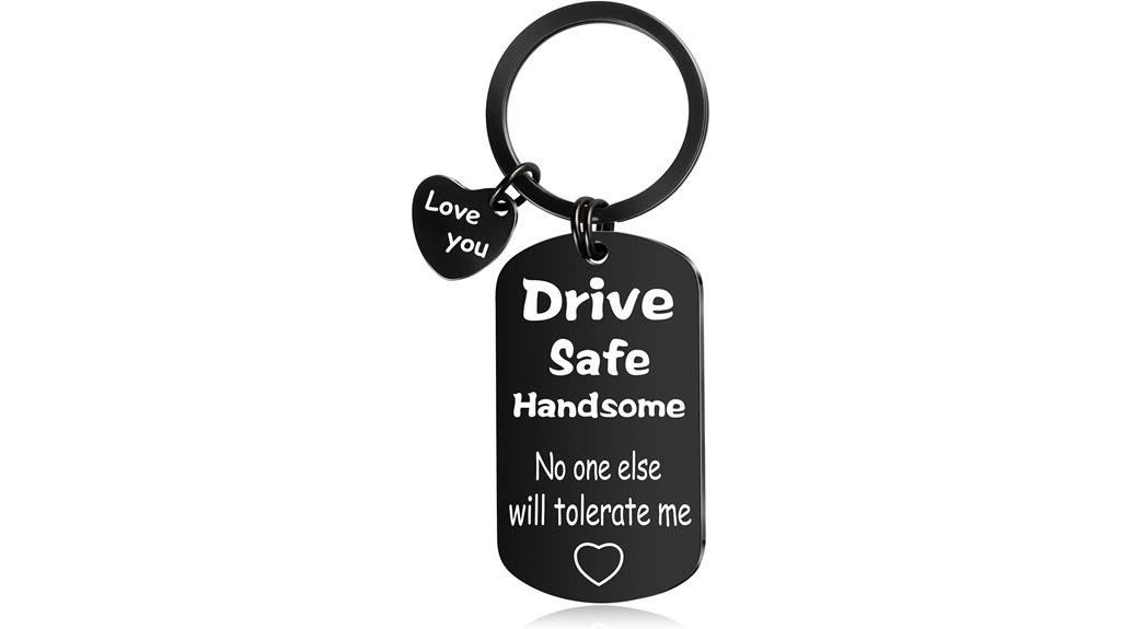 boyfriend safety keychain