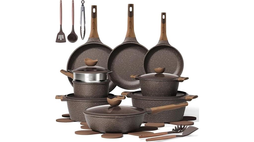 complete non stick cookware set