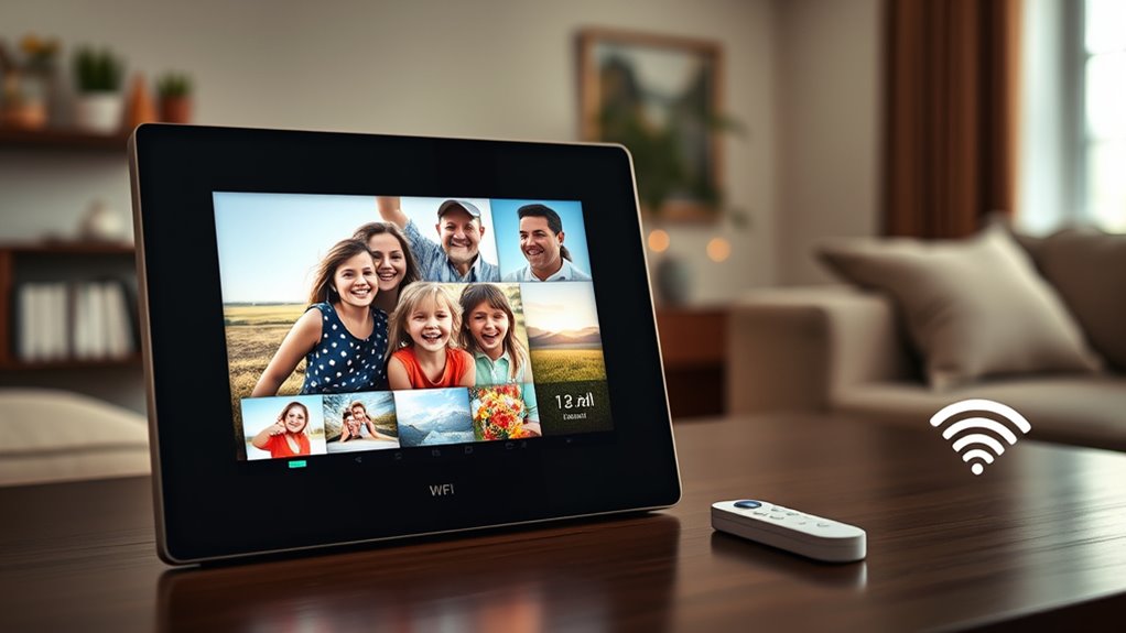 digital frames with email sharing