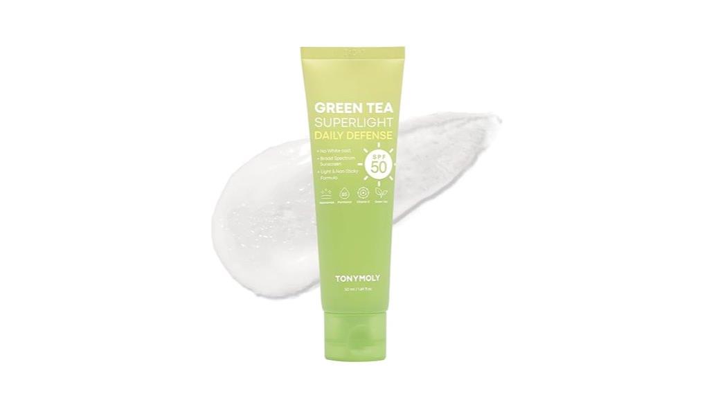 green tea spf 50 travel size