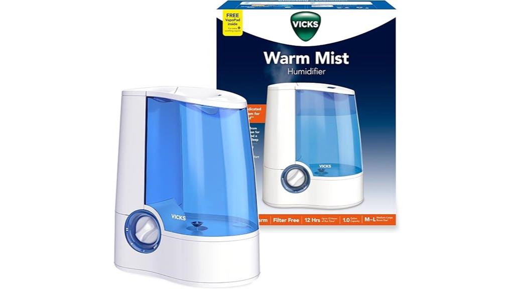 warm mist humidifier for large rooms