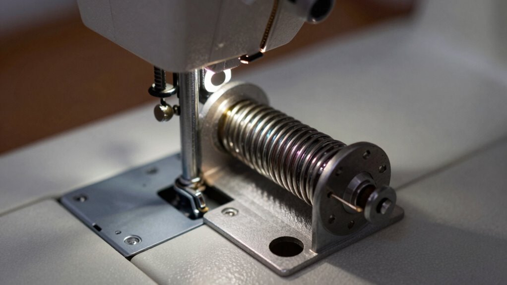 adjust bobbin tension when necessary