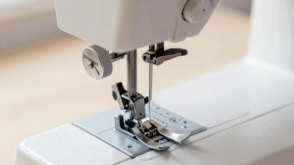 adjust thread tension and needle