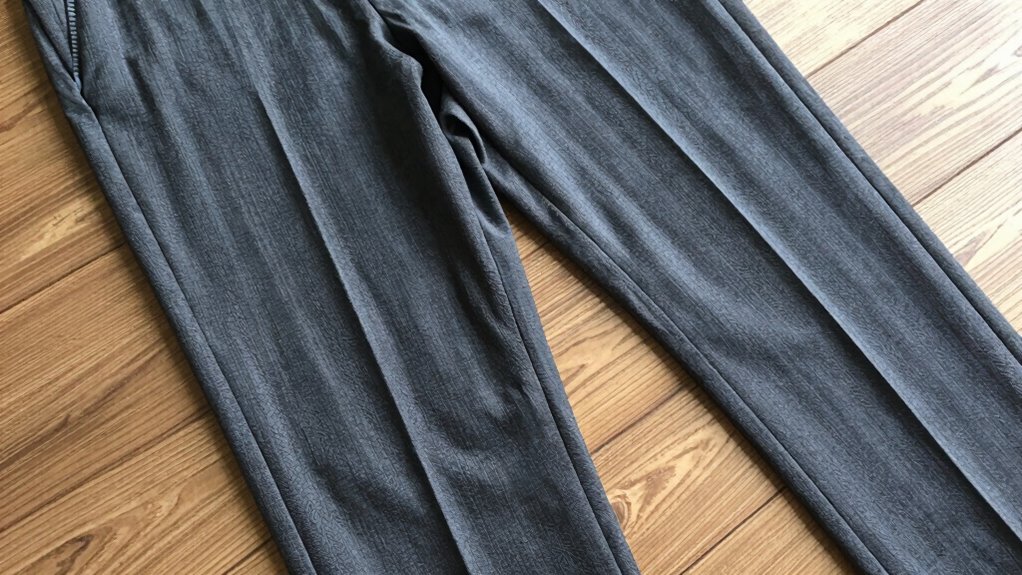 align fabric grains precisely