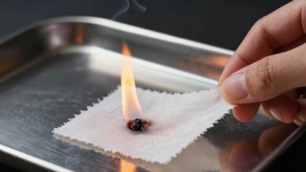 avoid rushing burn tests