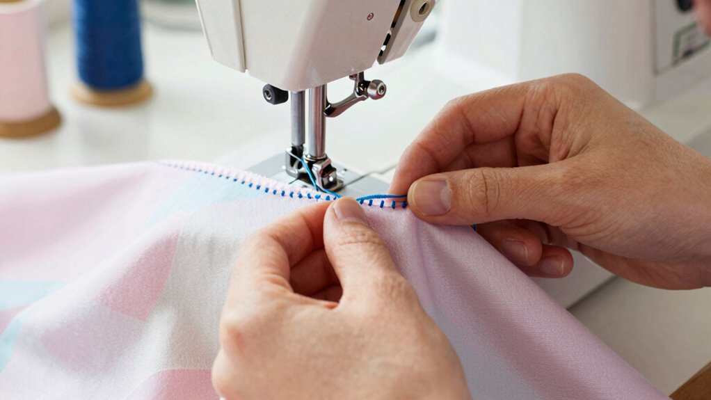 basting ensures precise hems