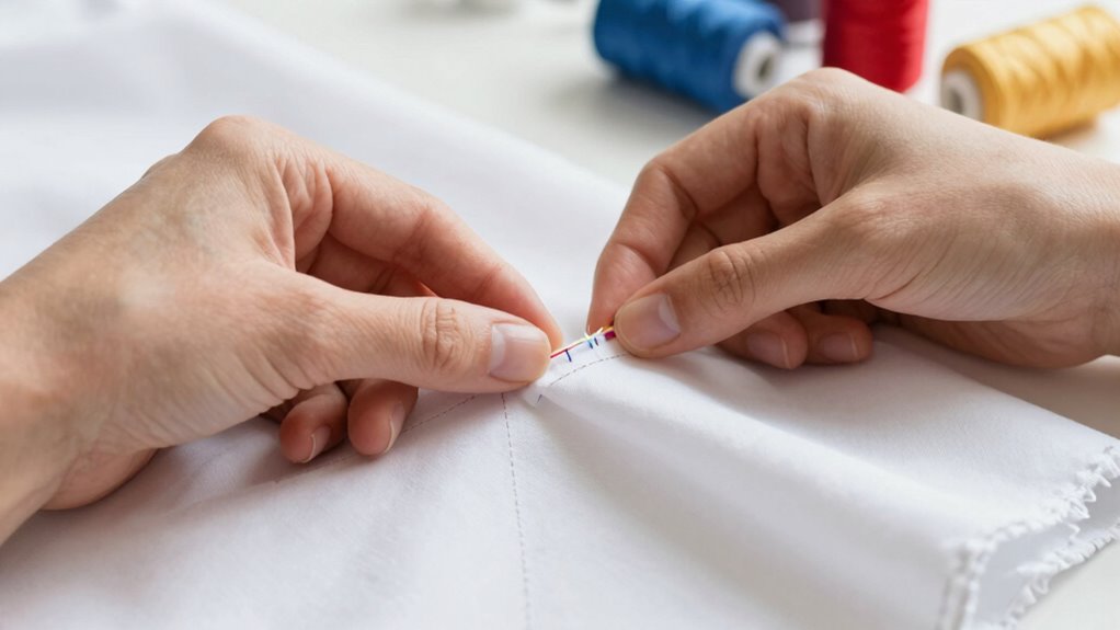 basting streamlines hemming process