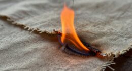 burn test fiber identification