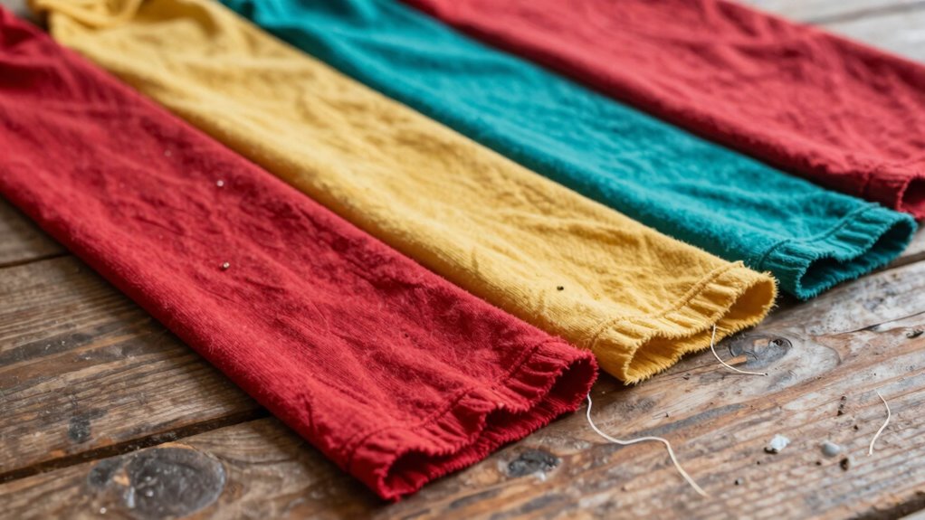 cut stretch dye evenly