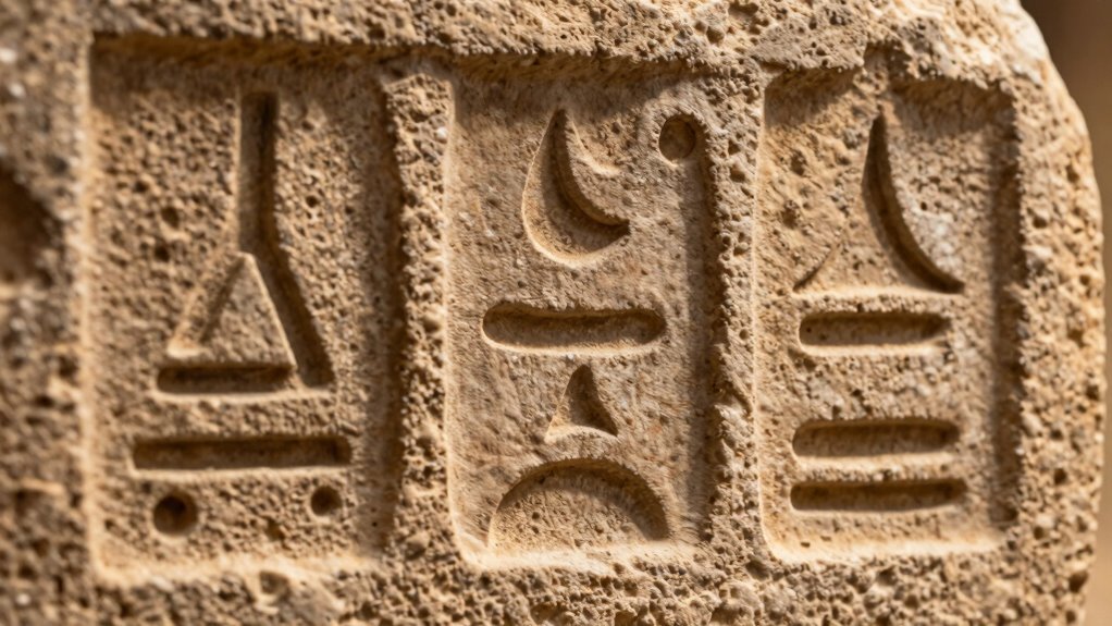 deciphering hieroglyphic pattern symbols