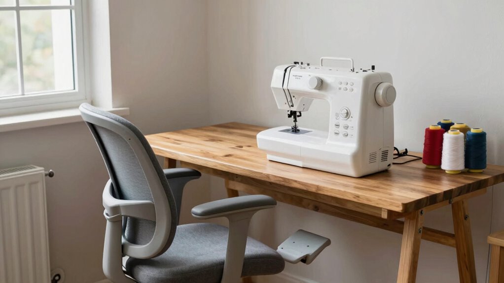 ergonomic sewing for comfort