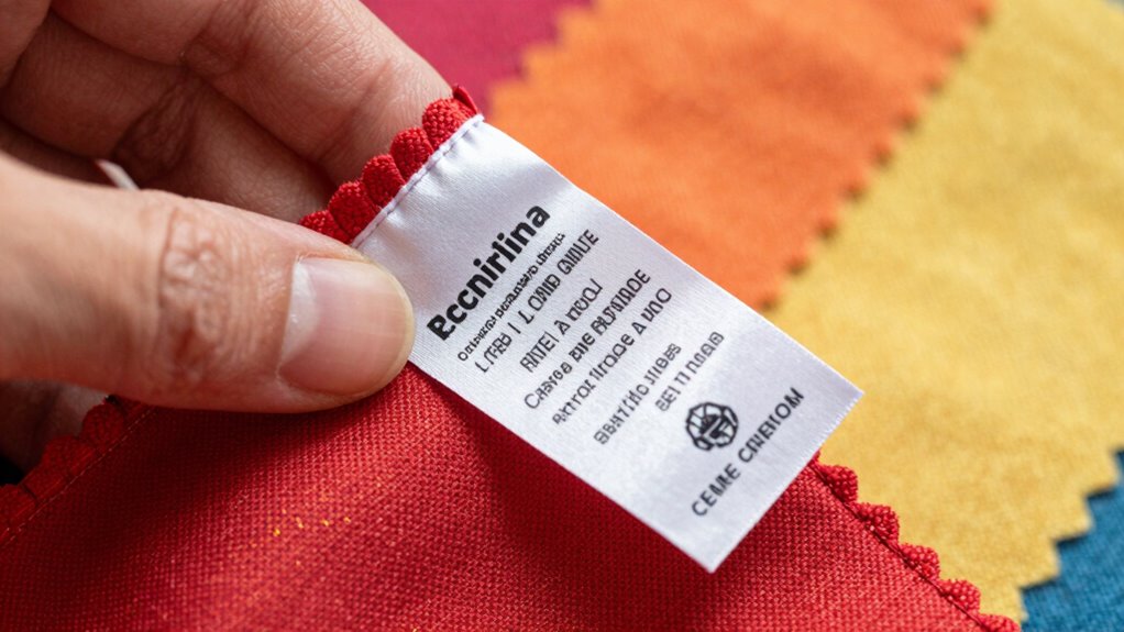 fabric labels reveal quality