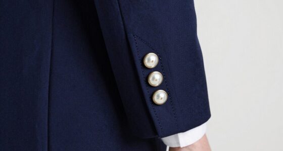 hidden stitched buttonholes