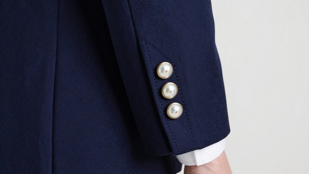 hidden stitched buttonholes