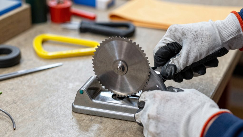 incorrect blade replacement procedure