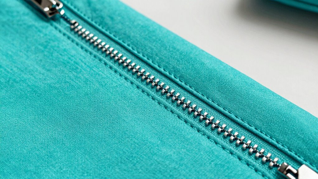 install zipper for seamless finish