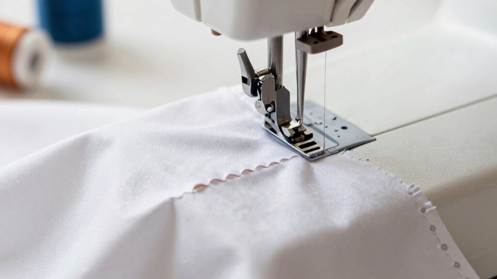 maintain steady stitch tension