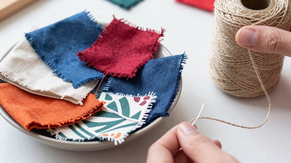 maximize tiny fabric scraps