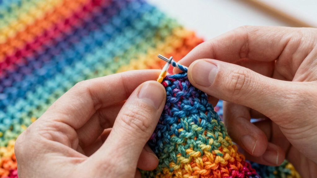 neater faster crochet edges