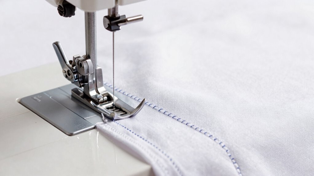 needle stitch fabric color