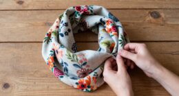 no sew scarf hood conversion