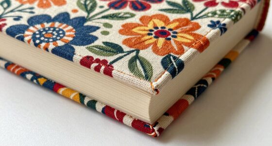 non slip fabric book cover