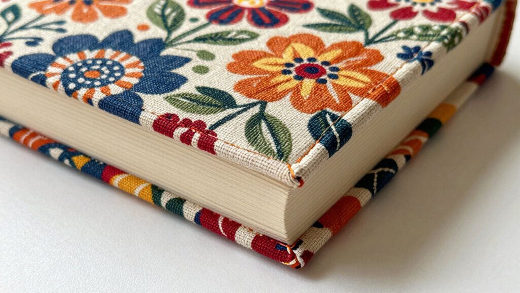 non slip fabric book cover