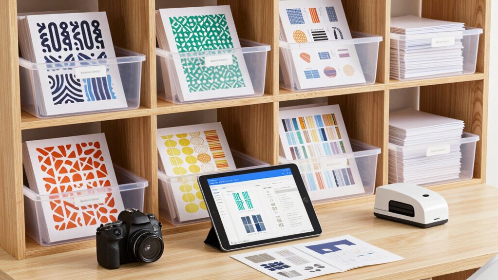 organized digital pattern storage