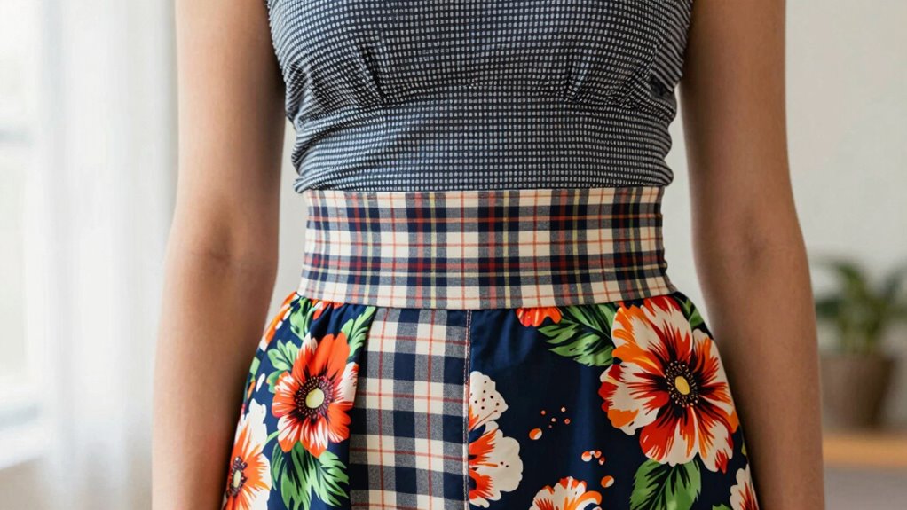 pattern size texture color coordination