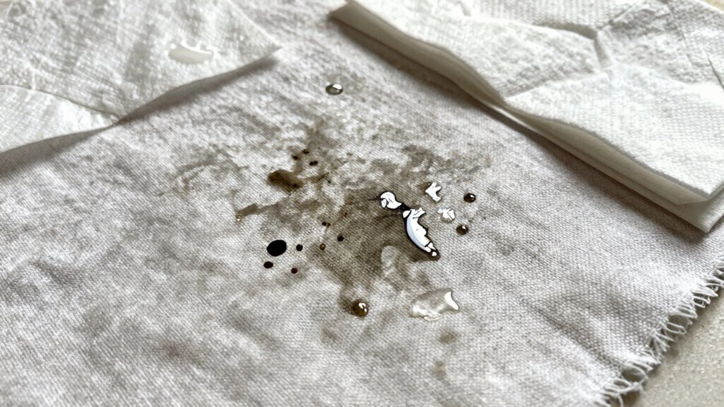 prepare clothes before stain