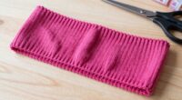 quick knit headband sewing