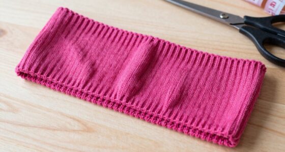 quick knit headband sewing