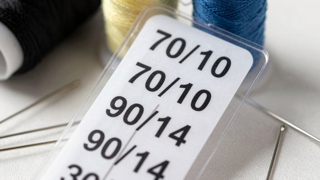 reading needle packaging labels