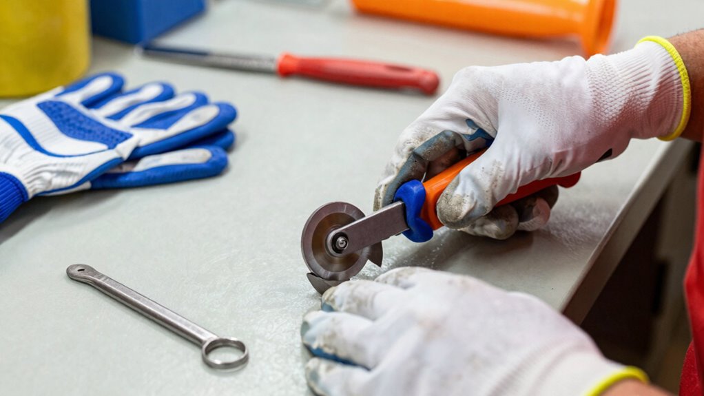 regular blade inspections and maintenance