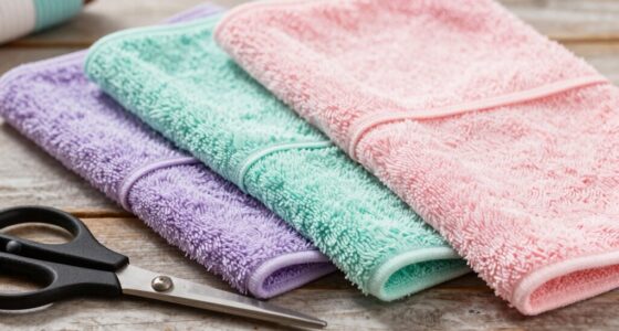 repurpose towels into spa headbands