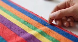 secure fabric before sewing