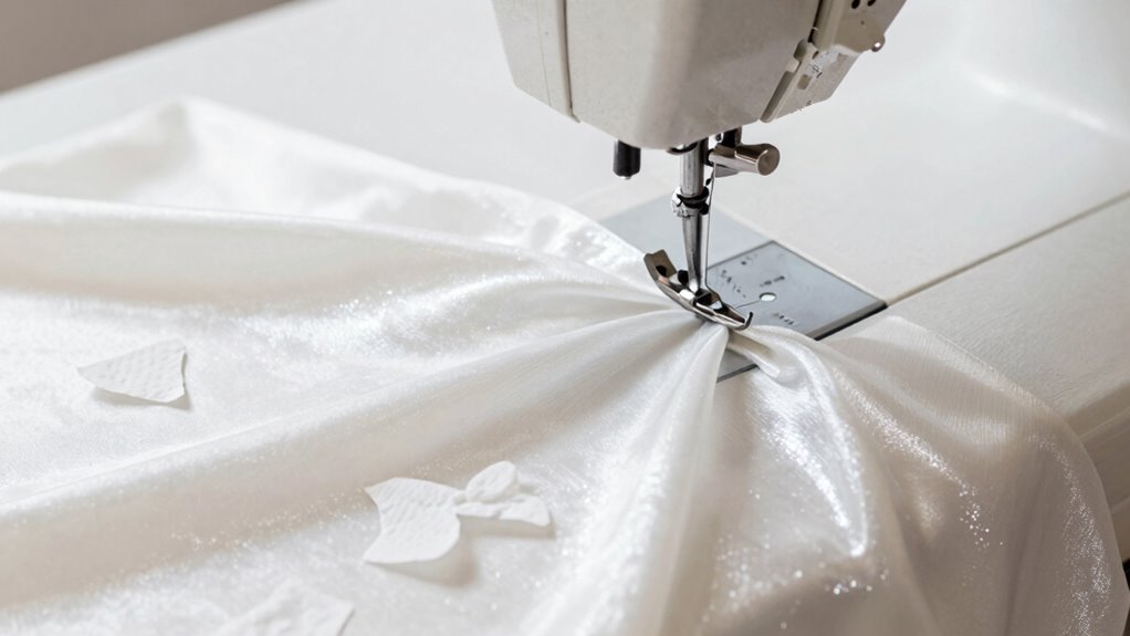 secure fabric with proper tools