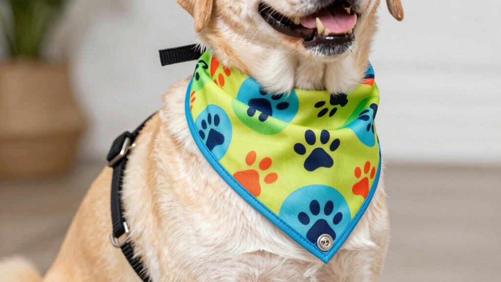 secure pet bandana fasteners
