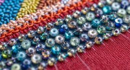 securely attach beads firmly