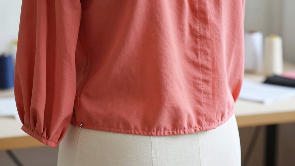shorten tops with seams