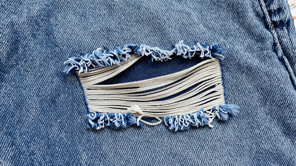 stylish contrasting fabric choices