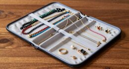 tangle free travel jewelry organizer